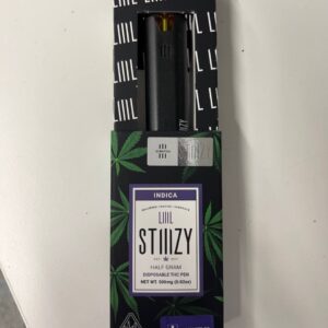 STIIIZY Carts filled with premium cannabis oil, offering a smooth and discreet vaping experience in a sleek design.