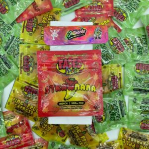 Faded Fruits 500mg Cannabis Gummies – fruity, THC-infused gummies offering a controlled, enjoyable cannabis experience.