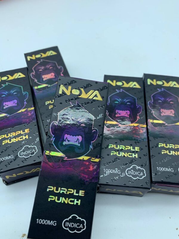 Nova Carts Non-Authentic vape cartridge offering sweet and earthy flavors, ideal for quick and satisfying cannabis experiences.